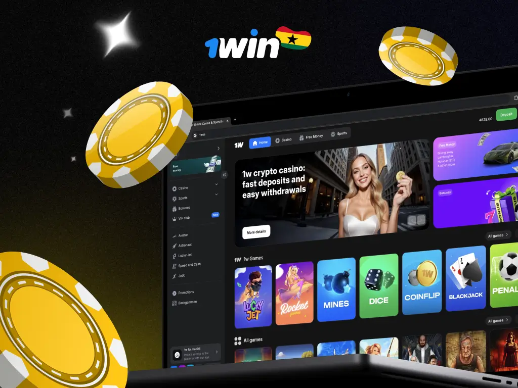 1win Ghana Official Site, Casino and 500% Bonus
